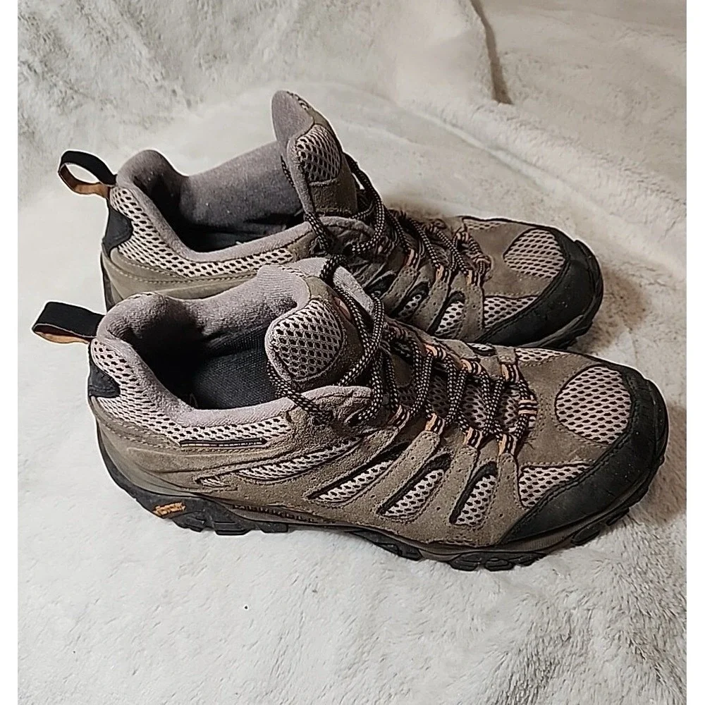 Merrell Shoes Boots Ventilator Vibram Hiking Waterproof Leather‎ MENS Size 11.5